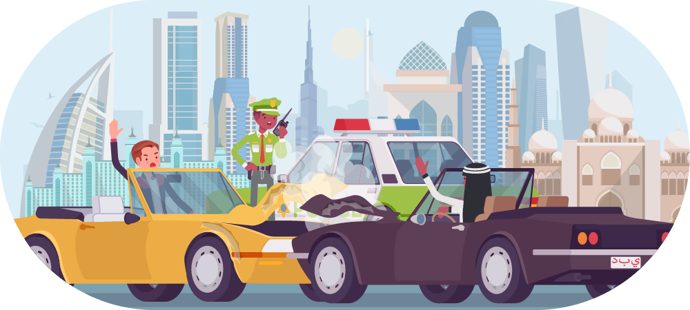 Beispielfall 2 - Verkehrsunfall in Dubai