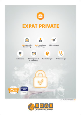 Cover Versicherungsunterlagen Expat Private (PDF)